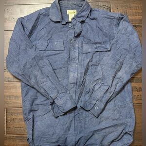 L.L. Bean Men's Indigo Shirt Jacket